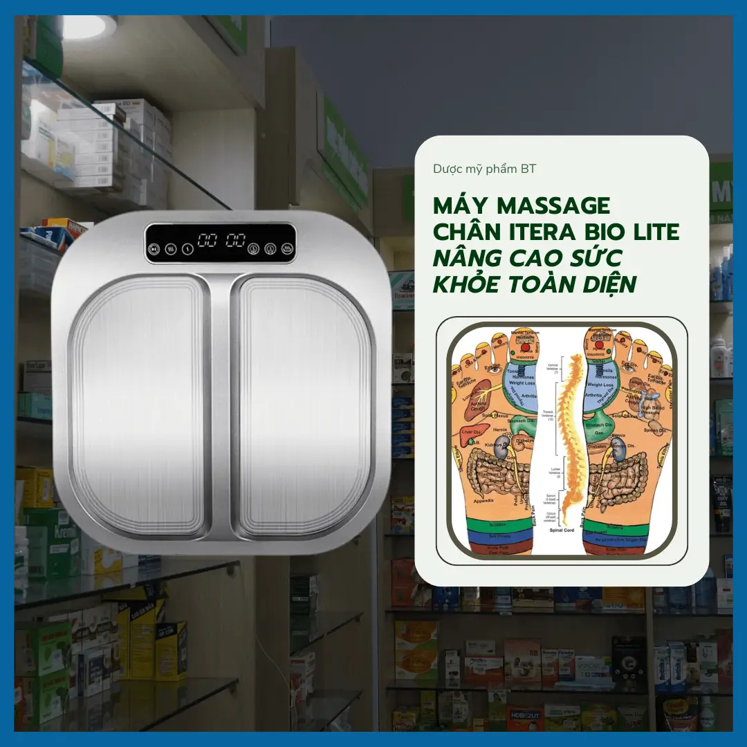 Itera Bio Lite – Máy Massage Chân Chính Hãng Nhập Khẩu Malaysia